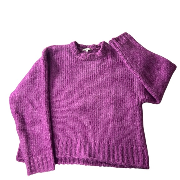 Z SUPPLY ETOILE SWEATER AZALEA  Crew Neck Women’s Medium Winter - Picture 2 of 6